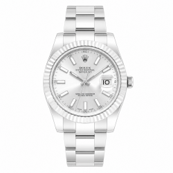 Rolex Datejust 41MM Silver Dial 116334 Stainless Steel Watch